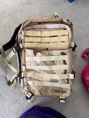 45L Wolfpak backpack tan camouflage tactical backpack